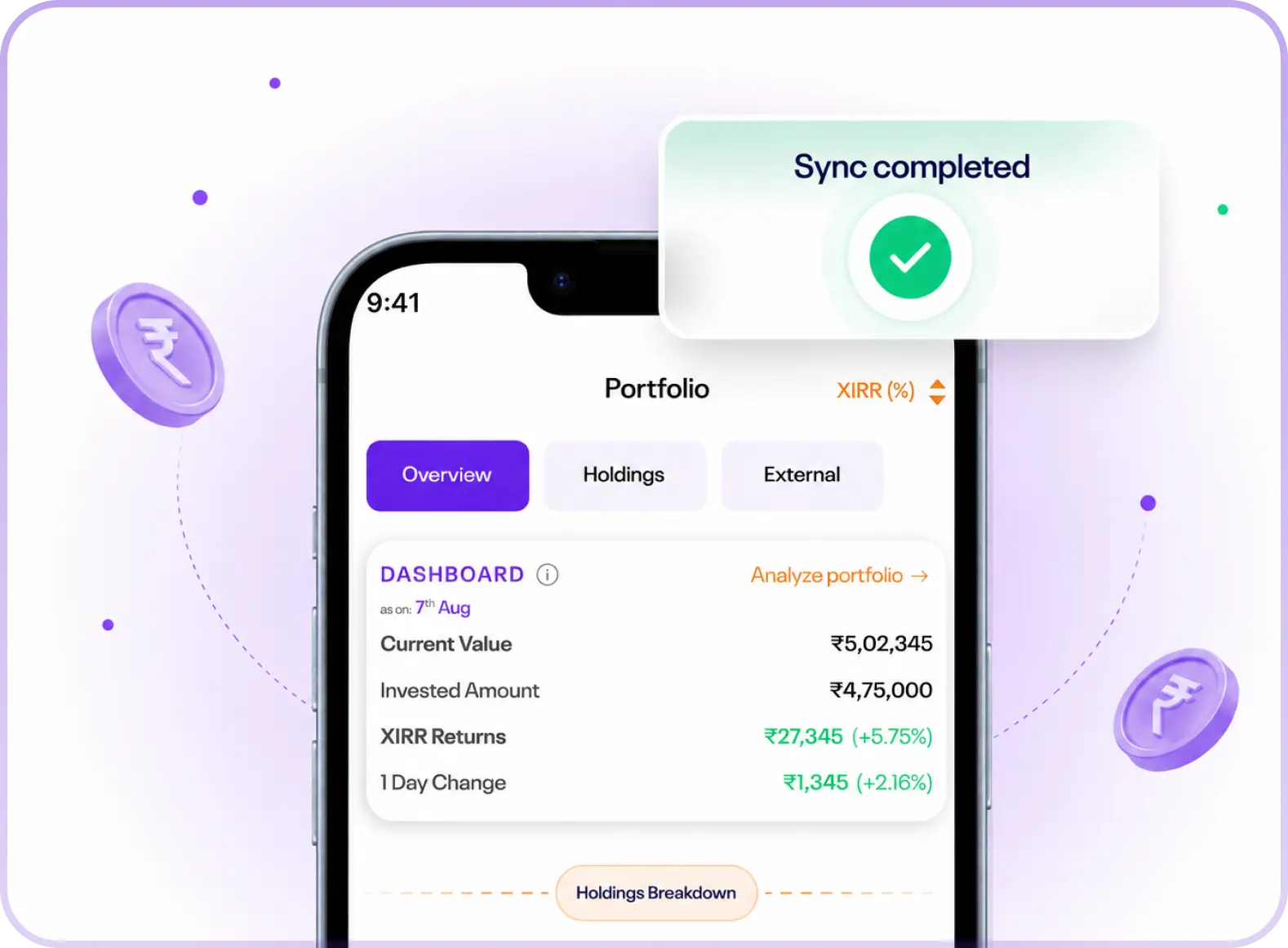 Rayi instant redemption and liquidity features